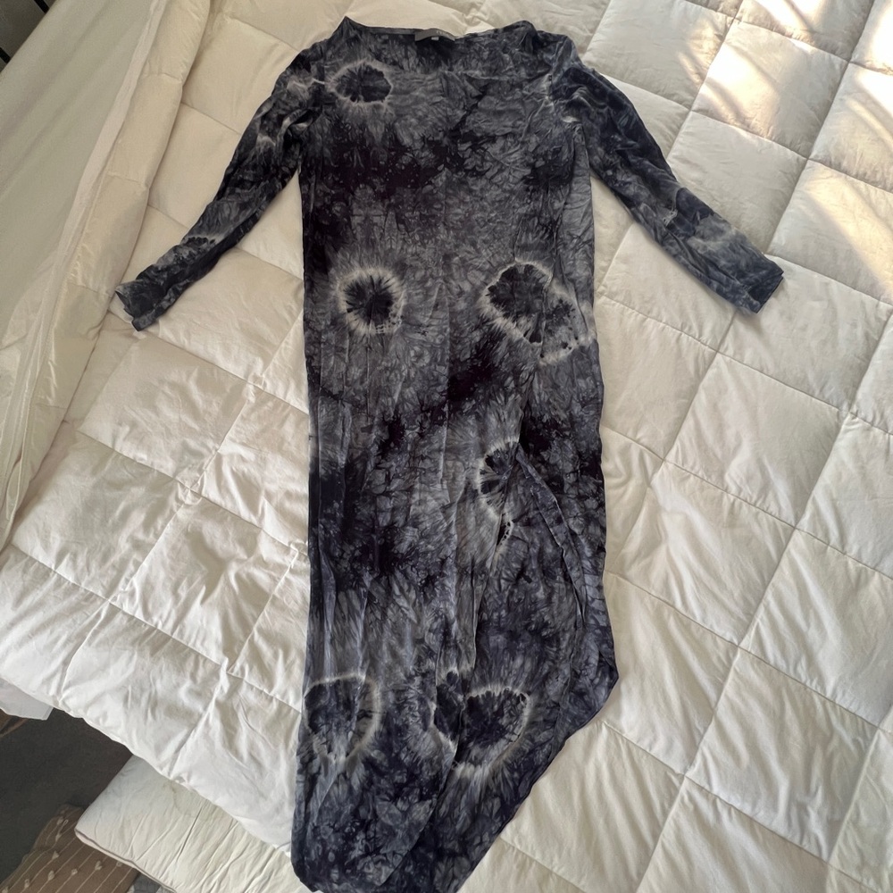 Tysa long sleeve dress with slit